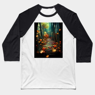 Autumn magical forest Baseball T-Shirt